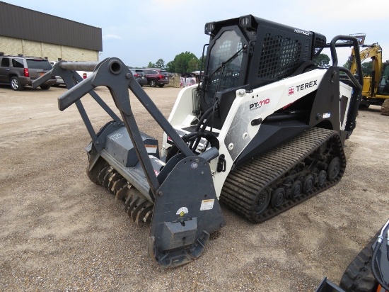 2016 Terex PT110 Forestry Mulcher, s/n 3WF00124: C/A, w/ Loftness G2 Mulchi