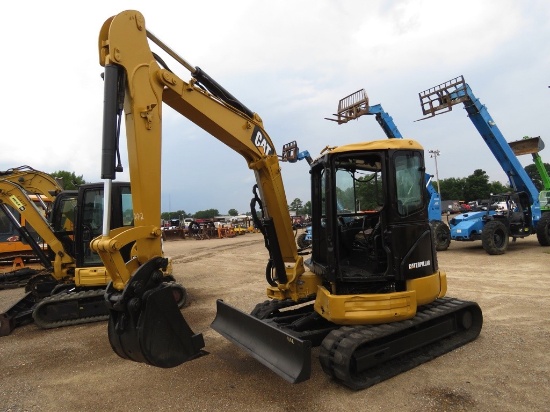 2004 Cat 305CR Mini Excavator, s/n DGT00596: Encl. Cab, Rubber Tracks, Righ