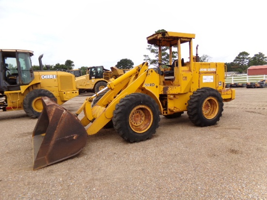John Deere 544D Rubber-tired Loader, s/n DW544DB513545: Canopy, Meter Shows