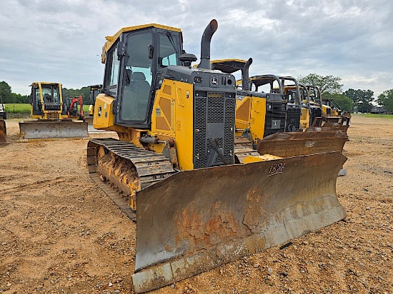 2017 John Deere 650K XLT Dozer, s/n 1T065KKHF319691: C/A, 6-way Blade, Mete