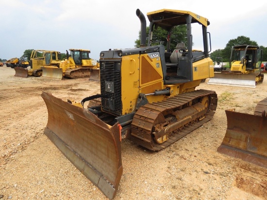 2013 John Deere 650K XLT Dozer, s/n 1T0650KXVDE239887: Canopy, 6-way Blade,