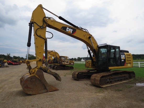 2018 Cat 326FL Excavator, s/n FBR20264: C/A, Hyd. Thumb, Backup Camera, Met