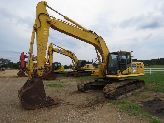 2015 Komatsu PC240LC-11 Excavator, s/n 95044: Encl. Cab, Meter Shows 10395