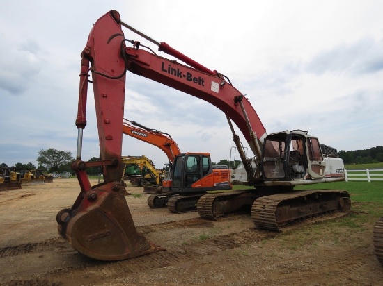 Linkbelt 4300 Excavator, s/n 4E2J04663: Meter Shows 9786 hrs
