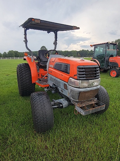 Kubota L3130D Tractor, s/n 39349: Rollbar Canopy, GST, Lift Arms, 2 Hyd Rem