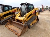 2014 Cat 279D Skid Steer, s/n GTL01134: Encl. Cab, Rubber Tracks, 2-sp., Hy