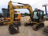 2011 Cat 307D Midi Excavator, s/n DSG00926: Encl. Cab, Hyd. Thumb, Steel Tr