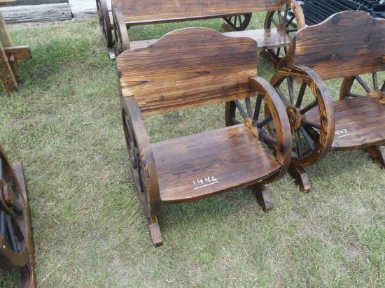 Wagon Wheel Chair