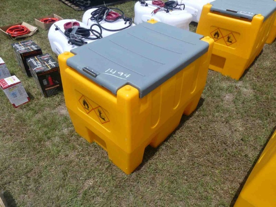 Rectangular Fuel Tank w/ Pump & Hose