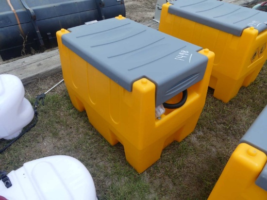 Rectangular Fuel Tank w/ Pump & Hose
