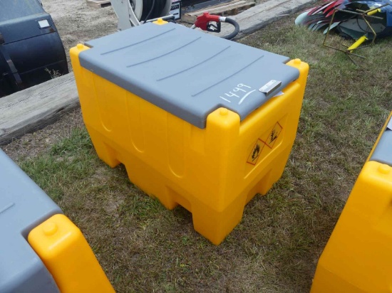 Rectangular Fuel Tank w/ Pump & Hose
