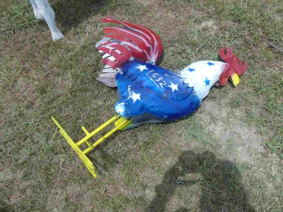 3' Metal Rooster