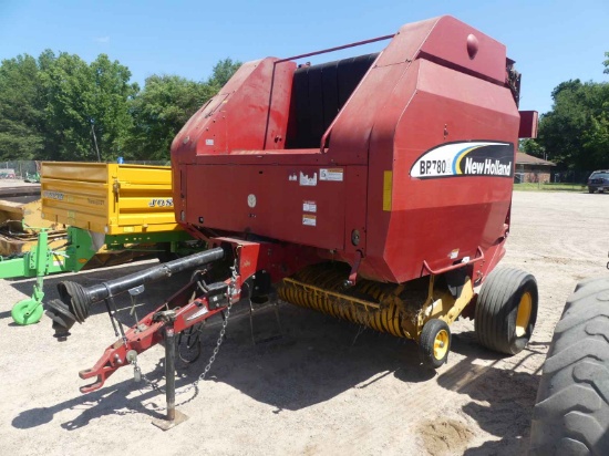 New Holland BR780A Round Hay Baler, s/n Y5N011422 w/ Monitor (In Check in B