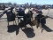 (30) School Desks: Four has cloth seat