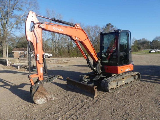 2022 Kubota KX057-5 Mini Excavator, s/n KBCDZ37CEN3C13776: C/A, Hyd. Thumb,