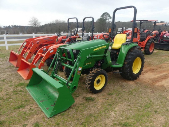 2016 John Deere 3032E MFWD Tractor, s/n 1LV3032EKGG100360: Rollbar, JD D160