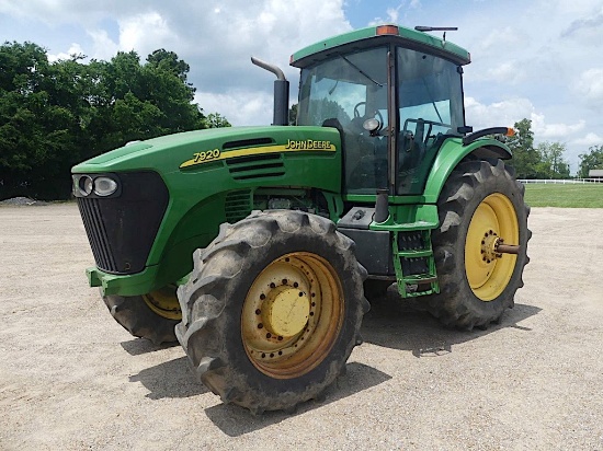 John Deere 7920 MFWD Tractor, s/n RW7920D011925: C/A, 3 Hyd Remotes, Drawba