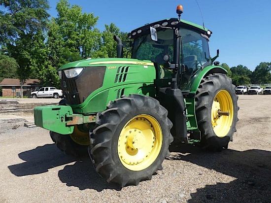 John Deere 6215R MFWD Tractor, s/n 1RW6215RAFD020294: C/A, Front Weights, R