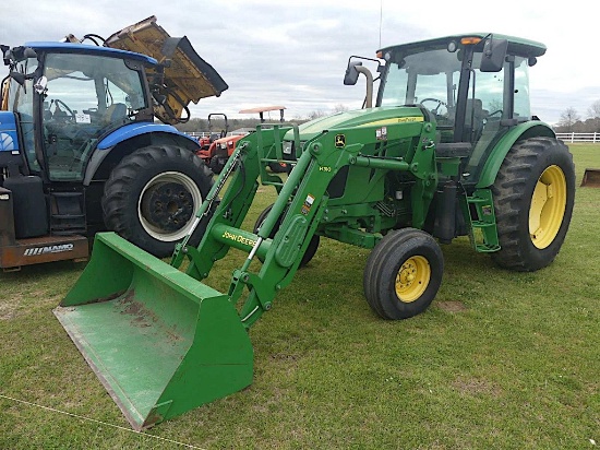 John Deere 6115D Tractor, s/n 1P06115DVDM050967: 2wd, C/A, Heat, JD H310 Lo