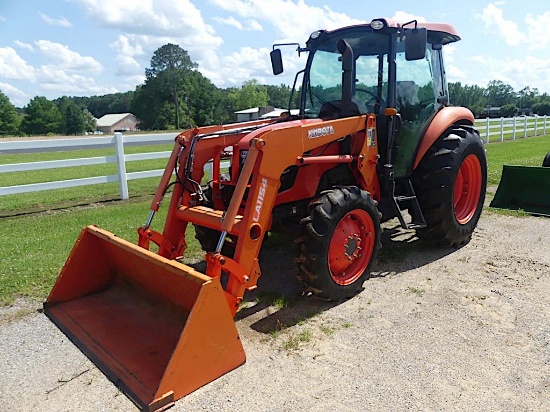 2016 Kubota M7060HDC MFWD Tractor, s/n 65538: C/A, LA1154 Loader w/ Bkt., D
