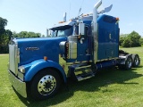 2003 Kenworth W900 Truck Tractor, s/n 1XKWDB9X43R709884: T/A, Sleeper, Cat