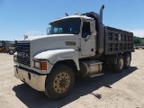 2006 Mack CH613 Tandem-axle Dump Truck, s/n 1M1AJ06Y86N003707: 10-sp., Warr