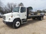 2000 Freightliner FL70 Flatbed Truck, s/n 1FV6HJAC1YHG58965: S/A, 5-sp., 17