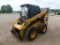 2018 Cat 262D Skid Steer, s/n DTB08113: C/A, No Bucket, Rubber-tired, 2-sp.