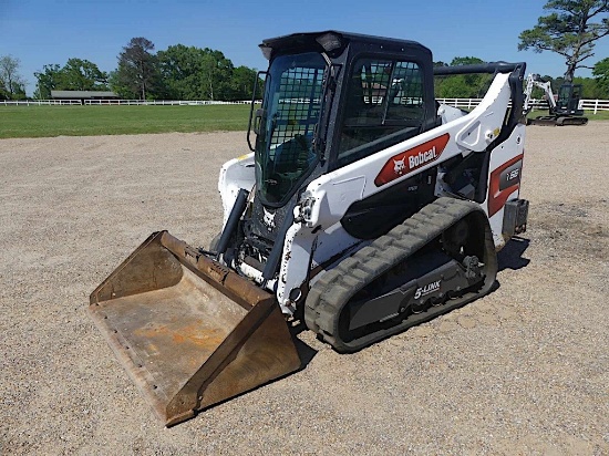 2021 Bobcat T66 Skid Steer, s/n B4SB19628: C/A, GP Bkt., Rubber Tracks, 136