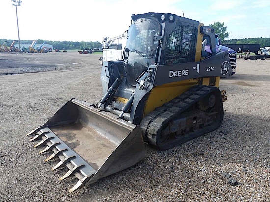 2021 John Deere 325G Skid Steer, s/n 1T0325GMTMJ404599: C/A, GP Bkt. w/ Tee