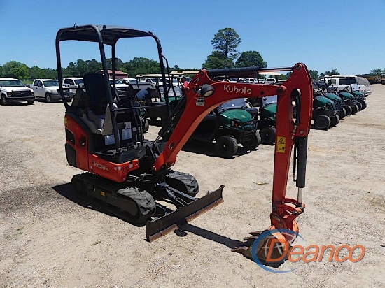 2022 Kubota KX018-4 Mini Excavator, s/n 46760: Canopy, Blade, Rubber Tracks