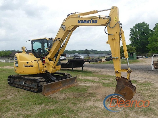Komatsu PC88MR-10 Midi Excavator, s/n 7283: C/A, Blade, Rubber Tracks, 4773