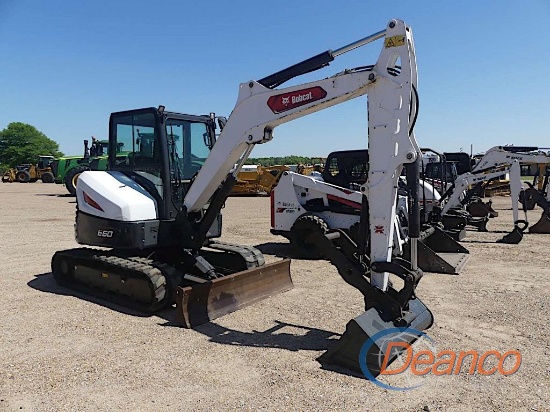 2021 Bobcat E60R2 Midi Excavator, s/n B4GR12111: C/A, Hyd. Thumb, Rubber Tr