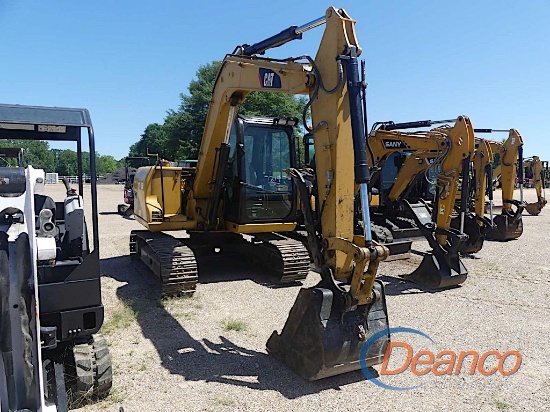 Cat 307D Midi Excavator, s/n D5G00926: C/A, Hyd. Thumb, Steel Tracks, Meter