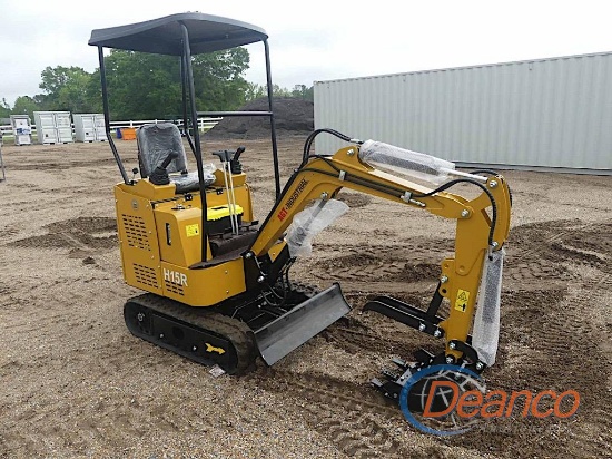 Unused 2025 AGT H15R Mini Excavator, s/n 20250207Y0109: 420cc Gas Eng., 15"