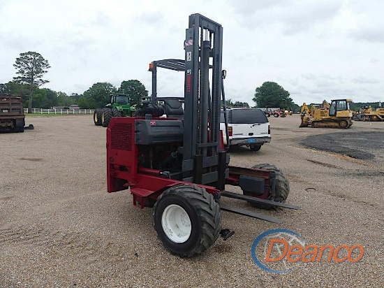 Moffett M5000 Piggyback Forklift, s/n A15131: Canopy, Diesel Eng., 3-wheel