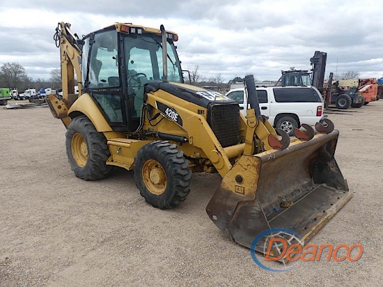 2007 Cat 420E 4WD Loader Backhoe, s/n HLS04146: C/A, 4-in-1 Loader, Rear Ba