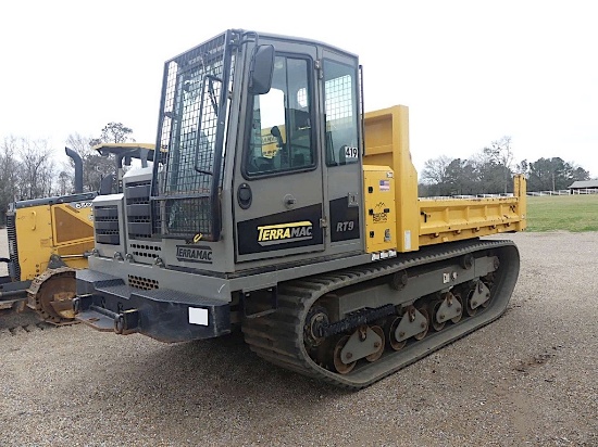 2021 Terramac RT9 Crawler Dump, s/n 9EK00597: Encl. Cab, Cummins Diesel, Ru