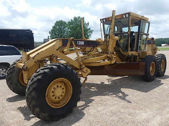 1996 Cat 120H VHP Motor Grader, s/n 4MK00125: Encl. Cab, 12' Blade, Hyd. Si