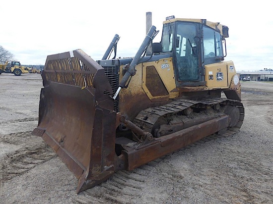 John Deere 850J WH Dozer, s/n 174440: C/A, 10' Blade, 24" Tracks, 18926 hrs