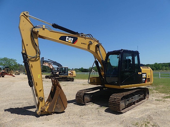 2019 Cat 313FLGC Excavator, s/n HDK10540: C/A, 9'9" Stick, 24" Bkt., 1582 h