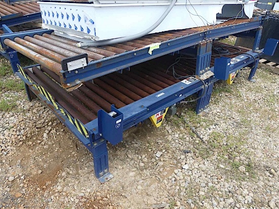 (2) Conveyor Tables (Warehouse Storm Damaged)