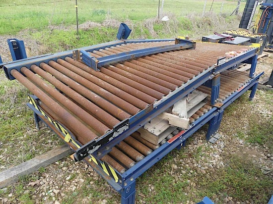 (2) Conveyor Tables (Warehouse Storm Damaged)