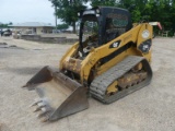 2013 Cat 279C2 Skid Steer, s/n KWB01532: C/A, GP Bkt. & Extra Bkt., Rubber