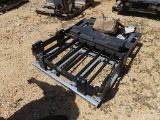 Forklift Mast w/ Mettler Toledo VFS220 Scale System, s/n B405264306 (Wareho