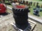 (4) Used 10-16 Tires off Skyjack SJ8241 Manlift