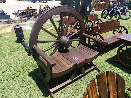 Wagon Wheel Love Seat