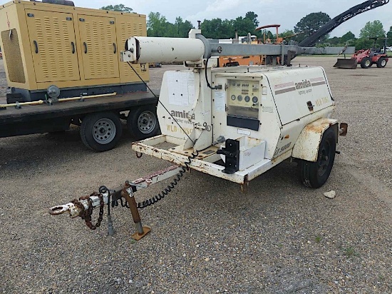 Amida LT5080D Light Plant, s/n 8912-B-1363: Towable, Diesel, 3548 hrs