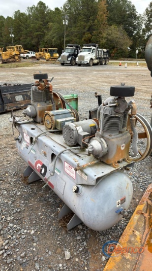 Gardner Denver, air compressor, dual 5hp, electric dual compressors
