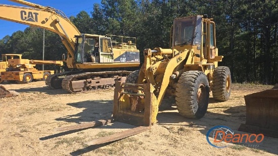 Cat 936E Rubber-tired Loader, s/n 33Z03595: Encl. Cab, Heat, Fork Attachment, 20.5R25 Tires, Meter S